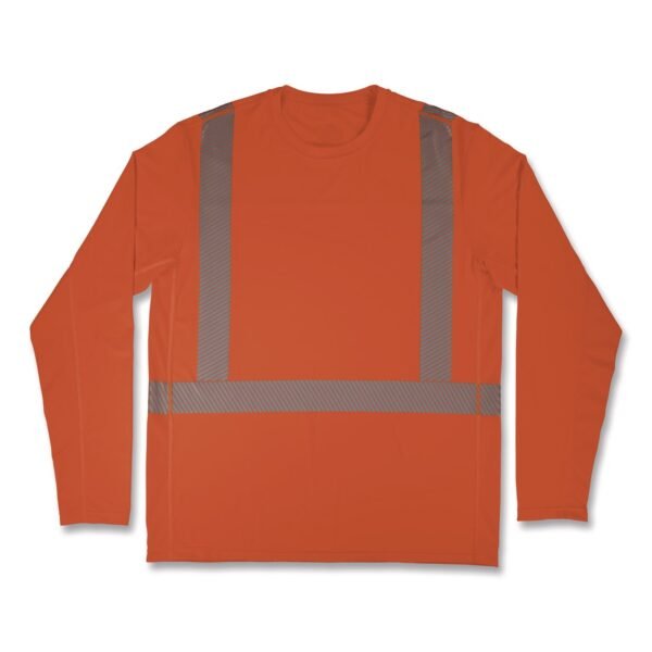 ergodyne Chill-Its 6688 Type R Class 2 Cooling Hi-Vis Sun Shirt with UV Protection, 3X-Large, Orange (12235)