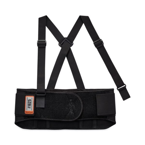 ergodyne ProFlex 1625 Elastic Back Support Brace, Medium, 30" to 34" Waist, Black (11113)