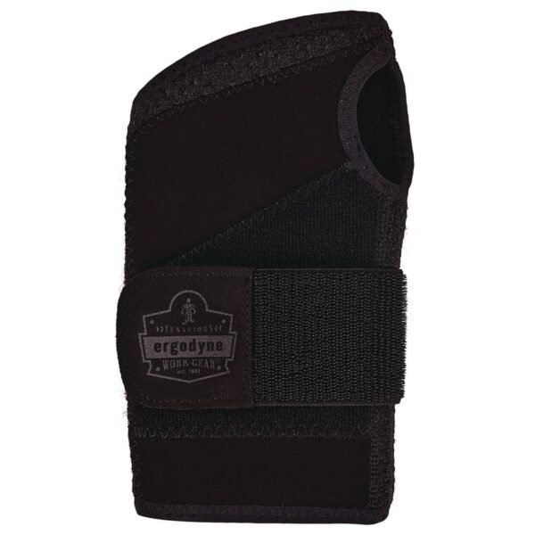 ergodyne ProFlex 4005 Wrist Brace Support with Single Strap, X-Large, Fits Left Hand, Black (70143)