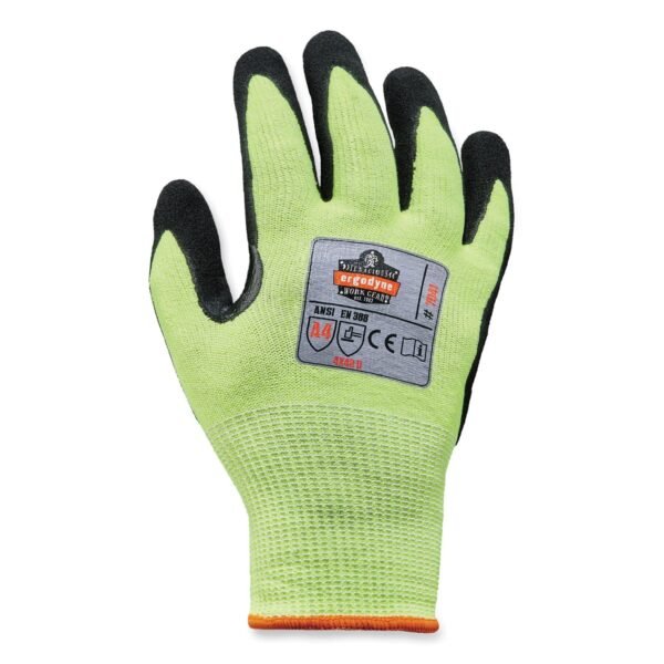 ergodyne ProFlex 7041-CASE ANSI A4 Nitrile Coated CR Gloves, Lime, 2X-Large, 144 Pairs/Carton (17826)