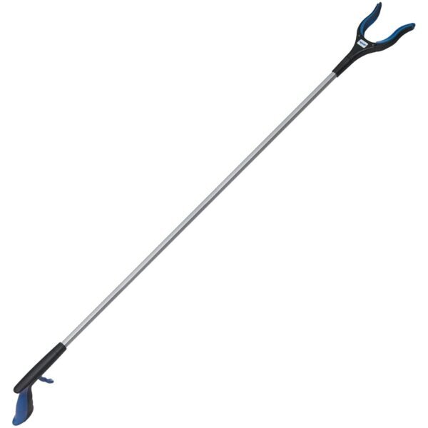 Ettore Grip 'n Grab Multipurpose Pickup Tool 50" Length - Blue, Black - Rubber, Aluminum, Plastic - Rust Proof, Comfortable Grip, Lightweight - 1 Each (49150)
