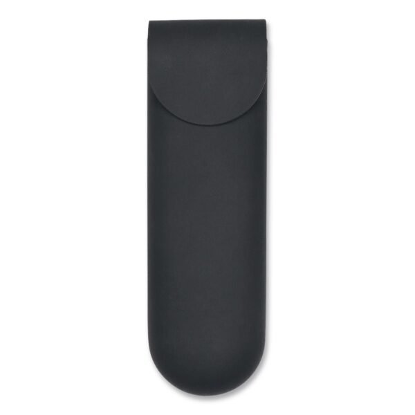 Excello Global Products Silicone Travel Pouch, 3 x 1.3 x 9, Black (SPLSTRVL0006)