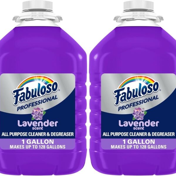 Fabuloso Professional All Purpose Cleaner & Degreaser - Lavender, 1 Gallon (Pack of 2)