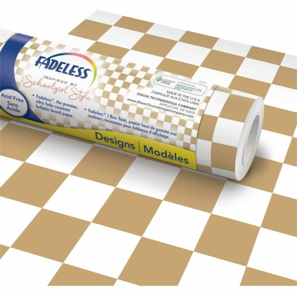 Fadeless Bulletin Board Paper Rolls Art, Classroom, School, Home, Office, Decoration, Door, File Cabinet - 48" Width x 50 ft Length - 1 Roll - Sweater Weather - Paper (P0040065)