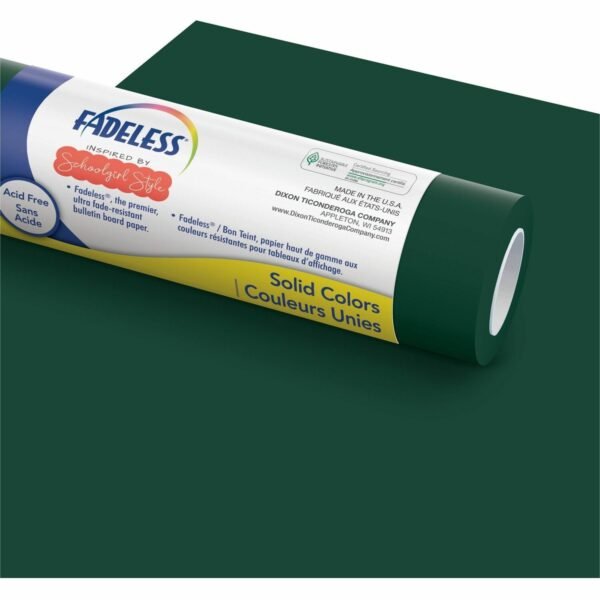 Fadeless Bulletin Board Paper Rolls Bulletin Board, Classroom, Art - 48" Width x 50 ft Length - 50 lb Basis Weight - Enchanted Garden - 1 Roll (P0040035)