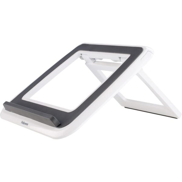 Fellowes I-Spire Series Laptop Quick Lift - White Up to 17" Screen Support - 1.65" Height x 12.60" Width x 11.26" Depth - ABS Plastic - White (8210101)