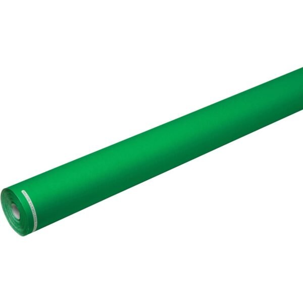 Flameless Flame-Retardant Paper Classroom, Office, Mural, Banner, Bulletin Board - 48" Width x 100 ft Length - 1 Roll - Tropical Green (P0052211)