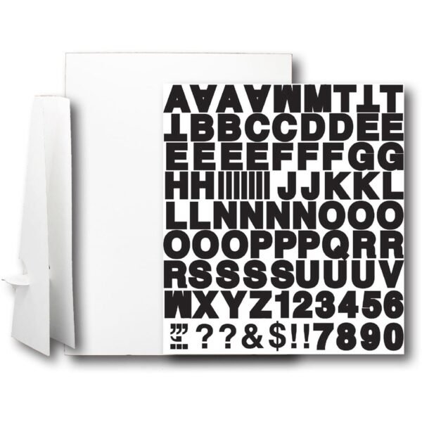 Flipside Products Flipside Corrugated Project Sheet Sign Kit White - 1 Each (32301)