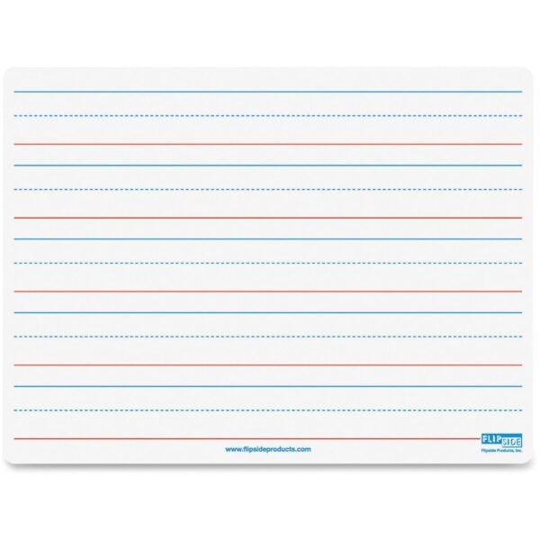 Flipside Products Flipside Double-sided Magnetic Dry Erase Board 9" (0.8 ft) Width x 12" (1 ft) Height - White Surface - Rectangle - Magnetic - 1 Each (10076)