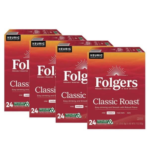 Folgers Gourmet Selections Classic Roast Coffee K-Cups, 96/Carton (6685CT)