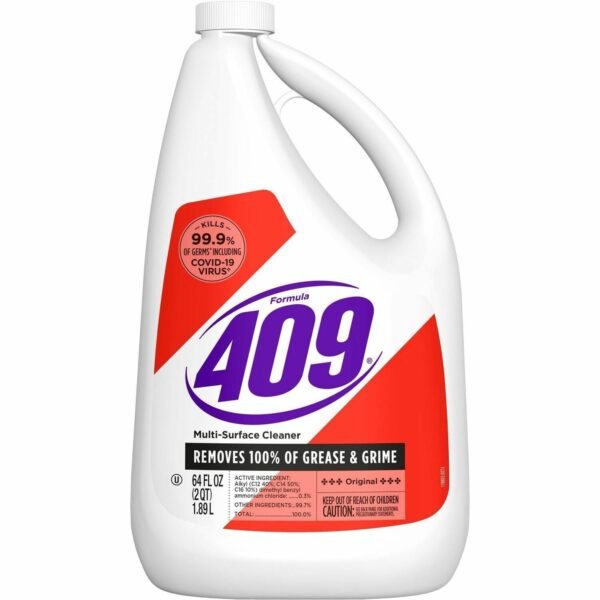 Formula 409 Multi-Surface Cleaner Refill Bottle 64 fl oz (2 quart) - Original Scent - Disinfectant, Antibacterial, Deodorize, Non-porous - White - 6 / Carton (00636CT)