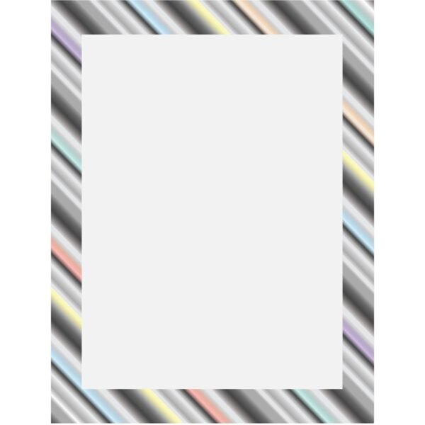 FranklinCovey Geographics Rainbow Dazzle Design Poster Board Fun and Learning, Project, Sign, Display, Art - 28" Height x 22" Width - White - 25 / Carton (24758)