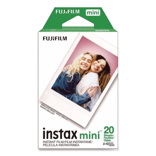 Fujifilm Instax Mini Film, 800 ASA, Color, 20 Sheets (16437396)