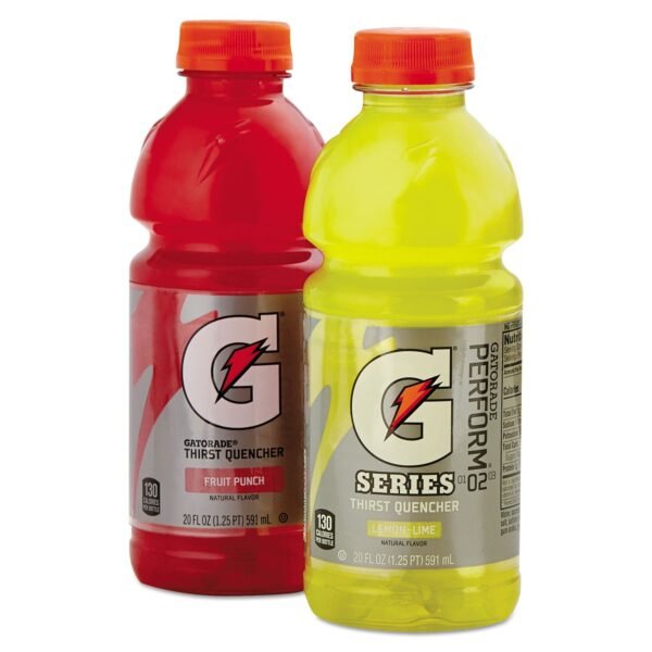 Gatorade G-Series Perform 02 Thirst Quencher Fruit Punch, 20 oz Bottle, 24/Carton (28667)