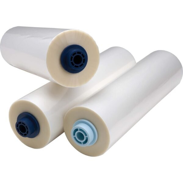 GBC EZ Load Blue End Cap Laminating Roll Film Laminating Pouch/Sheet Size: 25" Width x 500 ft Length x 1.50 mil Thickness - Matte - Clear - Polyester - 1 / Box (3748201EZ)