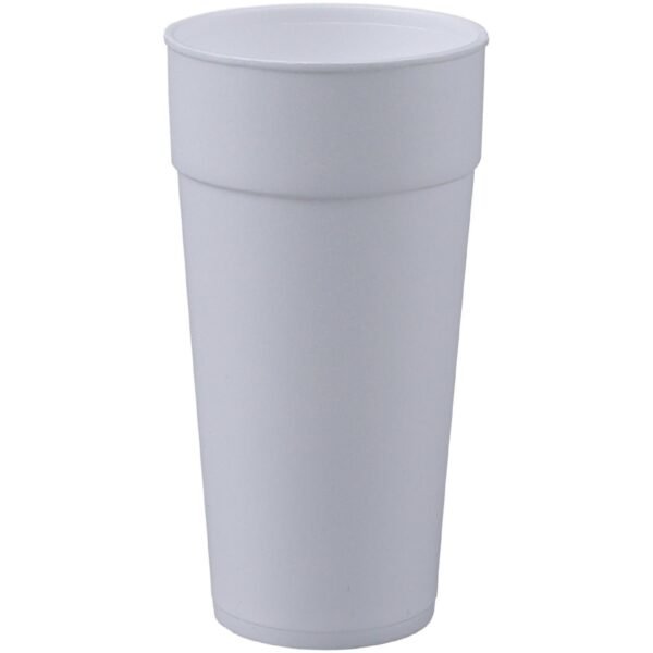 Genuine Joe 24 oz Foam Cups 24 fl oz - White - Styrofoam - Hot Drink, Cold Drink - 300 / Carton (GJO25251)
