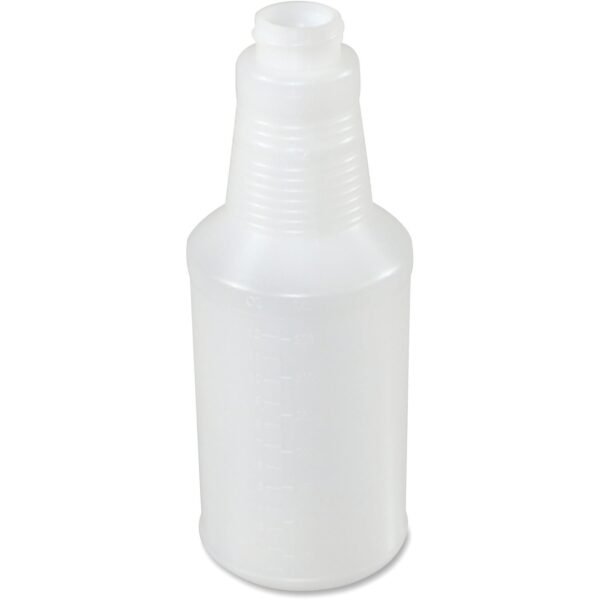 Genuine Joe 24 oz. Plastic Bottle with Graduations Suitable For Cleaning - Translucent - 24 / Carton (GJO85139)