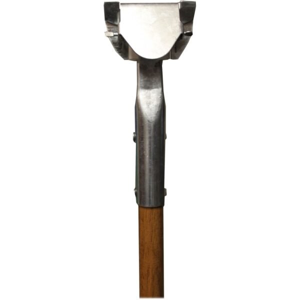 Genuine Joe Dust Mop Snap-on Wood Handle 60" Length - 1.50" Diameter - Natural, Silver - Wood - 1 Each (GJO02331)