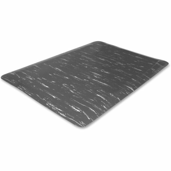 Genuine Joe Marble Top Anti-fatigue Floor Mats Office, Bank, Cashier's Station, Industry, Airport - 60" Length x 36" Width x 0.500" Thickness - Rectangular - High Density Foam...