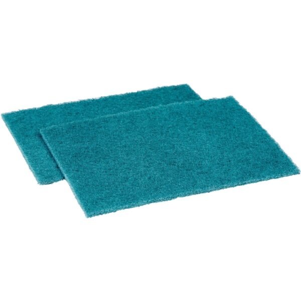 Genuine Joe Medium-duty Scouring Pad 6" Width x 3.5" Depth x 9" Length - 20 / Carton - Polyester Blend - Green (GJO18422)