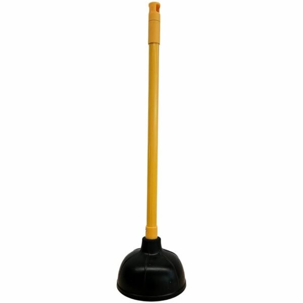 Genuine Joe Value Plus Plunger 5.75" Cup Diameter - 23" Length - Yellow - Toilet, Drain, Pipe (GJO85130)
