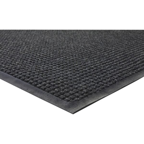 Genuine Joe WaterGuard Indoor/Outdoor Mat Carpeted Floor, Hard Floor, Indoor, Outdoor - 72" Length x 48" Width - Rubber, Polypropylene - Charcoal Gray - 1 Each (GJO59476)