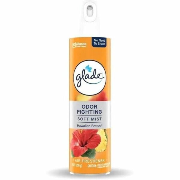 Glade Air Freshener Spray Spray - 8 fl oz (0.3 quart) - Hawaiian Breeze - Odor Neutralizer, Long Lasting, Phthalate-free, Paraben-free - 1 Each (377347)