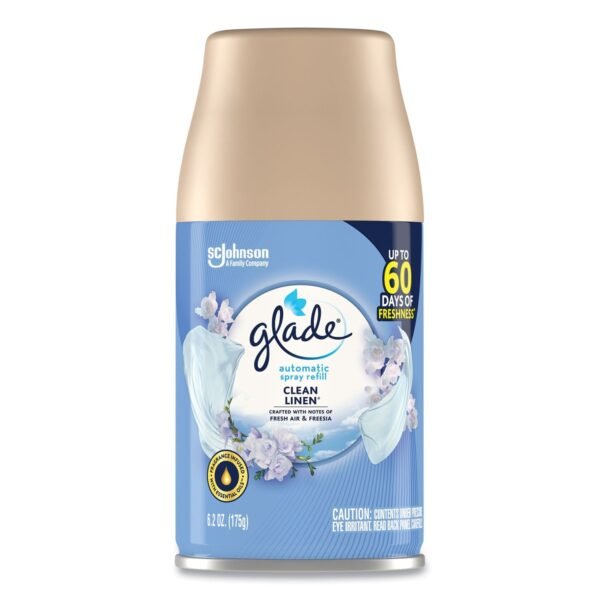 Glade Automatic Air Freshener, Clean Linen, 6.2 oz (375364EA)