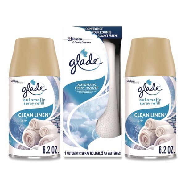 Glade Automatic Spray Air Freshener Combo Set, 3/Pack (375634)