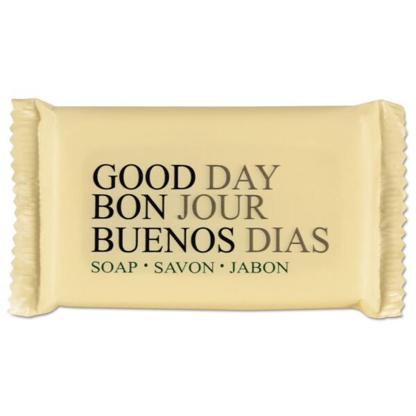 Good Day Amenity Bar Soap, Pleasant Scent, # 1 1/2, 500/Carton (390150A)