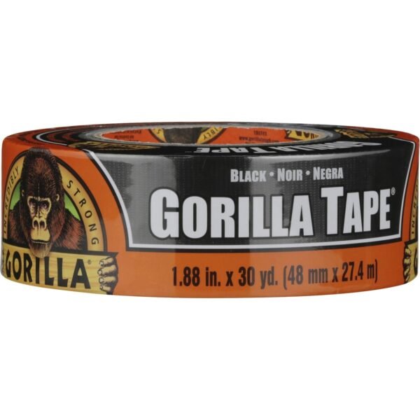 Gorilla Glue Black Tape 30 yd Length x 1.88" Width - Black - 1 Each (105629)