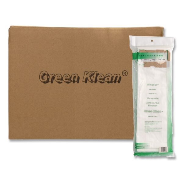 Green Klean GK-2003 Replacement Vacuum Bag, 10 Bags/Pack, 10 Packs/Carton