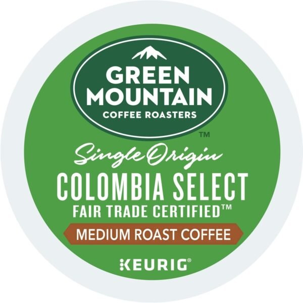 Green Mountain Coffee Roasters® K-Cup Colombia Select Coffee Compatible with Keurig Brewer - Regular - Medium - K-Cup - Columbian Fair Trade Select - 24/Box - 4 / Carton (6003CT)