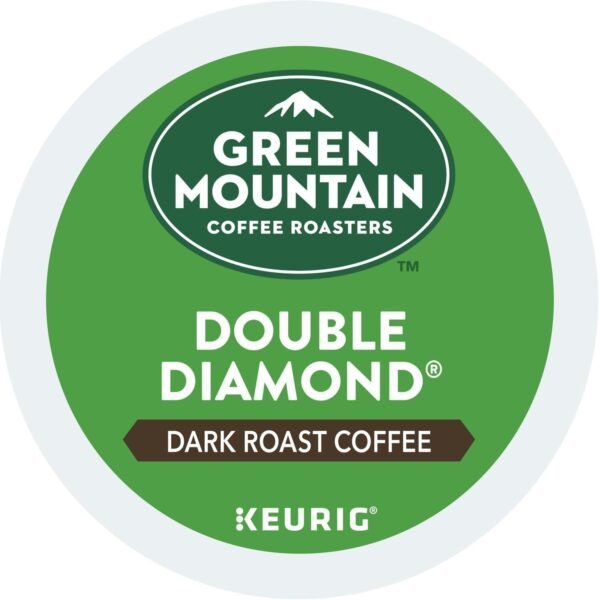 Green Mountain Coffee Roasters® K-Cup Double Diamond Coffee Compatible with Keurig Brewer - Regular - Dark - K-Cup - Black Diamond - 24/Box - 4 / Carton (4066CT)