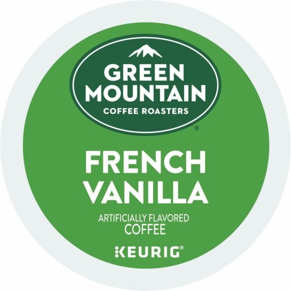 Green Mountain Coffee Roasters® K-Cup French Vanilla Coffee Compatible with Keurig Brewer - Regular - Light - K-Cup - 24/Box - 4 / Carton (6732CT)