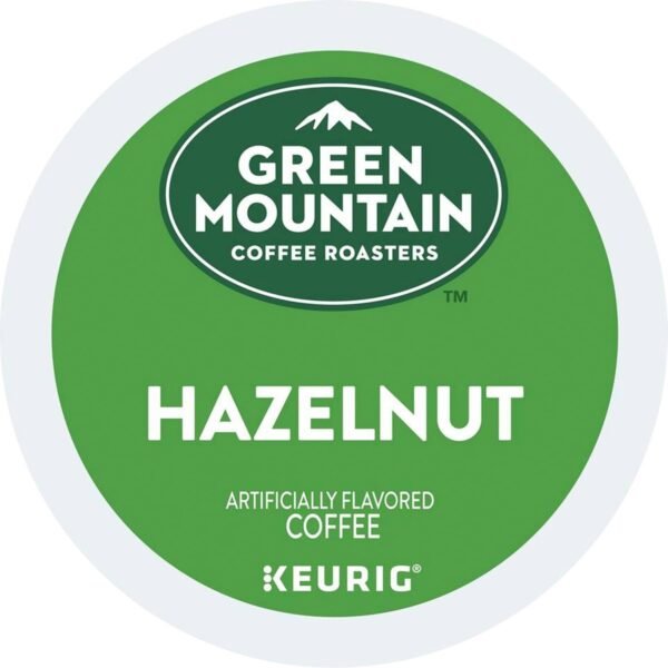 Green Mountain Coffee Roasters® K-Cup Hazelnut Coffee Compatible with Keurig Brewer - Regular - Light - K-Cup - 24/Box - 4 / Carton (6792CT)