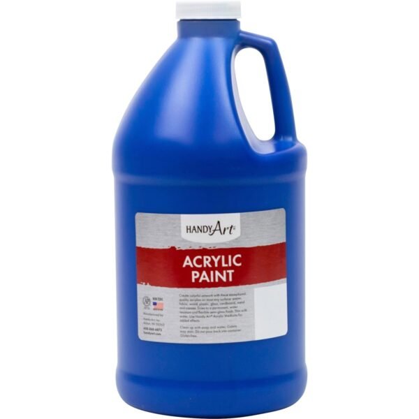 Handy Art Acrylic Paint Phthalo Blue - 2 quart - Washable - 1 Each (102060)