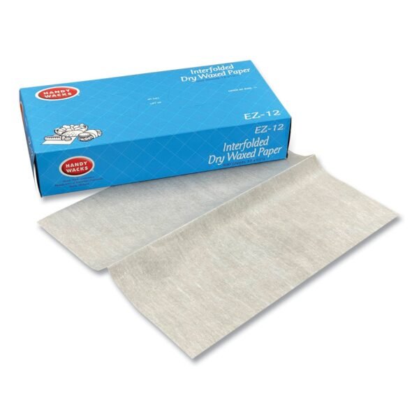 Handy Wacks Interfolded Dry Waxed Paper Deli Sheets, 10.75 x 12, 500 Box, 12 Boxes/Carton (EZ12)