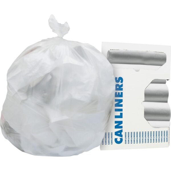 Heritage High Density 16.0 Mic Liners 60 gal Capacity - 60" Length x 38" Width x 0.63 mil (16 Micron) Thickness - High Density - Natural - High-density Polyethylene (HDPE) - Can...