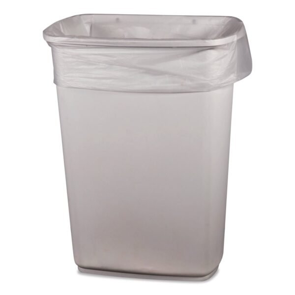 Heritage Linear Low-Density Can Liners, 33 gal, 1 mil, 33" x 39", Clear, 150/Carton (H6639YCRAC)