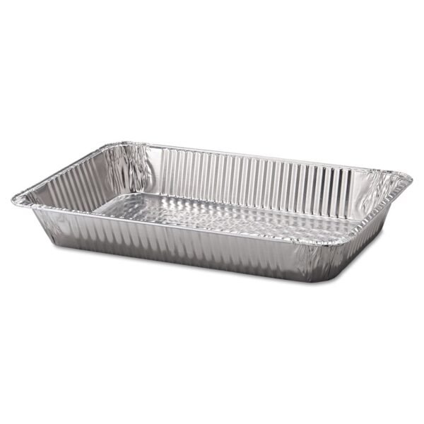 HFA Aluminum Steam Table Pans, Full-Size Deep, 65 Gauge, 3.19" Deep, 12.19 x 20.75, 50/Carton (201970)