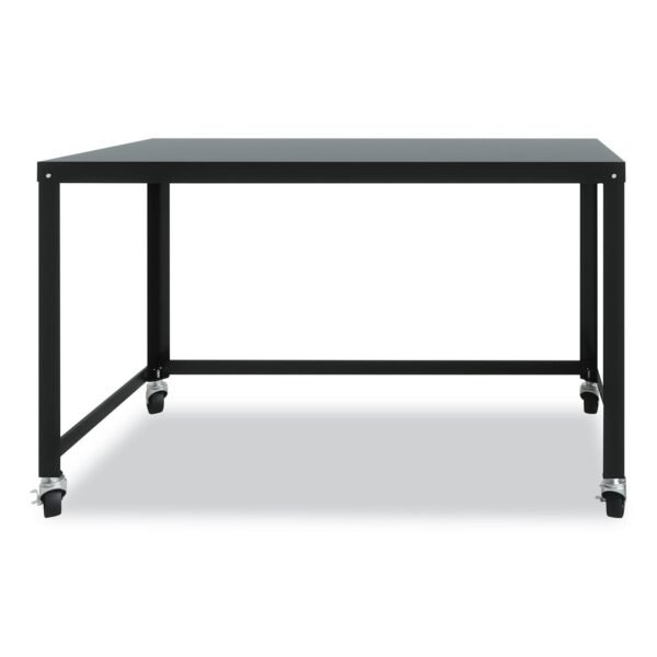Hirsh Industries RTA Mobile Desk, 47.45 x 23.88 x 29.6, Black (21113)