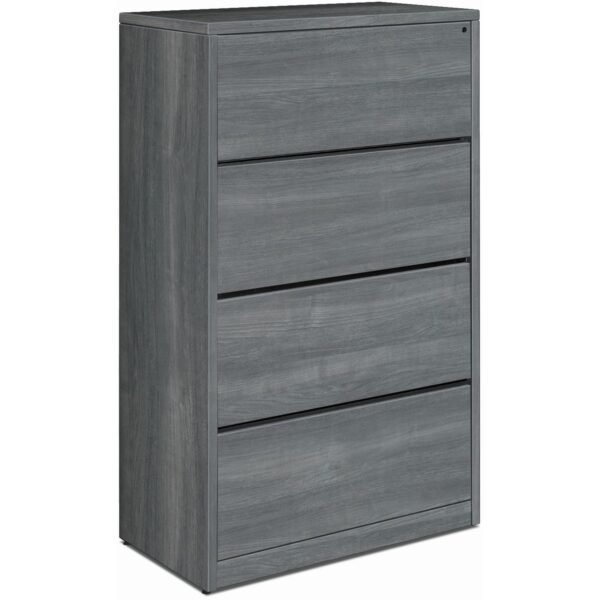 HON 10500 H10516 Lateral File 59.1" Height x 36" Width x 20" Depth - 4 - Finish: Sterling Ash (10516LS1)