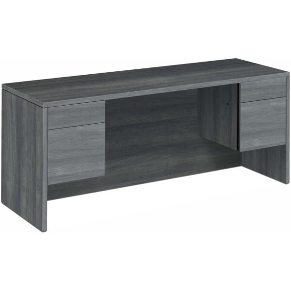 HON 10500 H10543 Credenza 29.5" Height x 72" Width x 24" Depth - 4 x Box, File Drawer(s) - Finish: Sterling Ash (10543LS1)