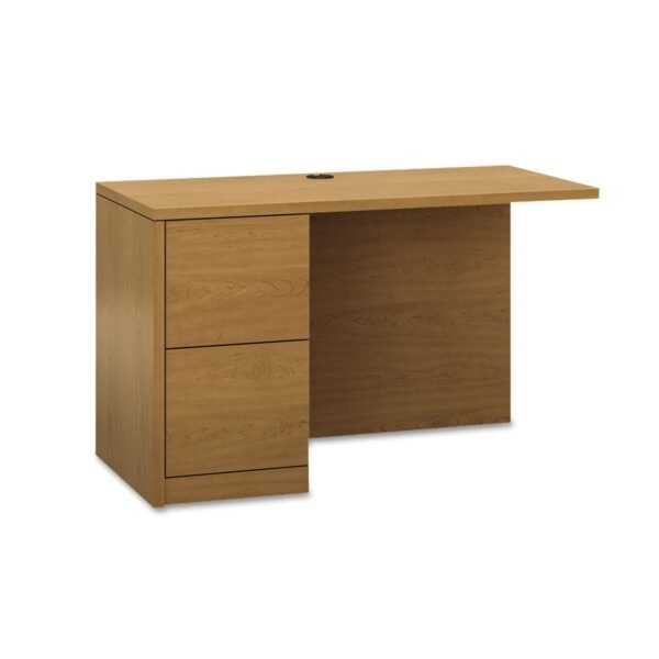 HON 10500 Series L Workstation Return, Full-Height Left Ped, 48w x 24d x 29.5h, Harvest (105906LCC)