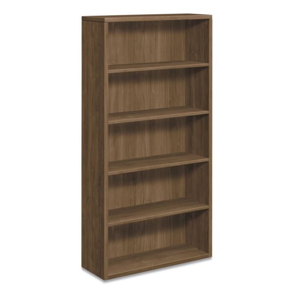 HON 10500 Series Laminate Bookcase, Five-Shelf, 36w x 13.13d x 71h, Pinnacle (105535PINC)
