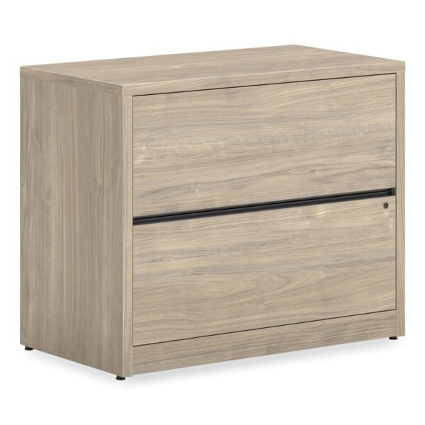 HON 10500 Series Lateral File, 2 Legal/Letter-Size File Drawers, Kingswood Walnut, 36" x 20" x 29.5" (10563LKI1)