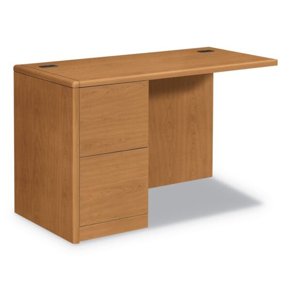 HON 10700 Series Full Left Pedestal Return, 48w x 24d x 29.5h, Harvest (10712LCC)