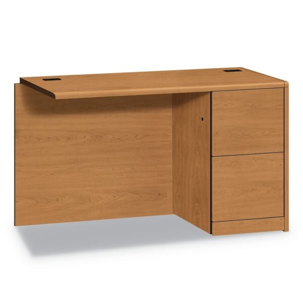 HON 10700 Series Full Right Pedestal Return, 48w x 24d x 29.5h, Harvest (10711RCC)