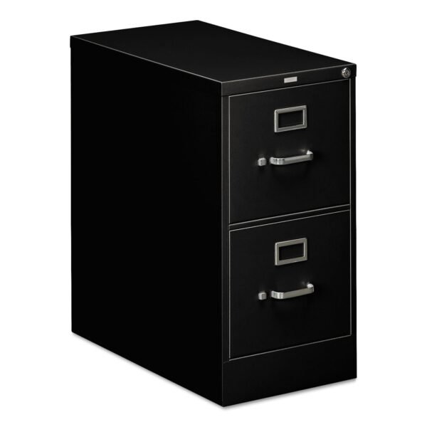 HON 310 Series Vertical File, 2 Letter-Size File Drawers, Black, 15" x 26.5" x 29" (312PP)